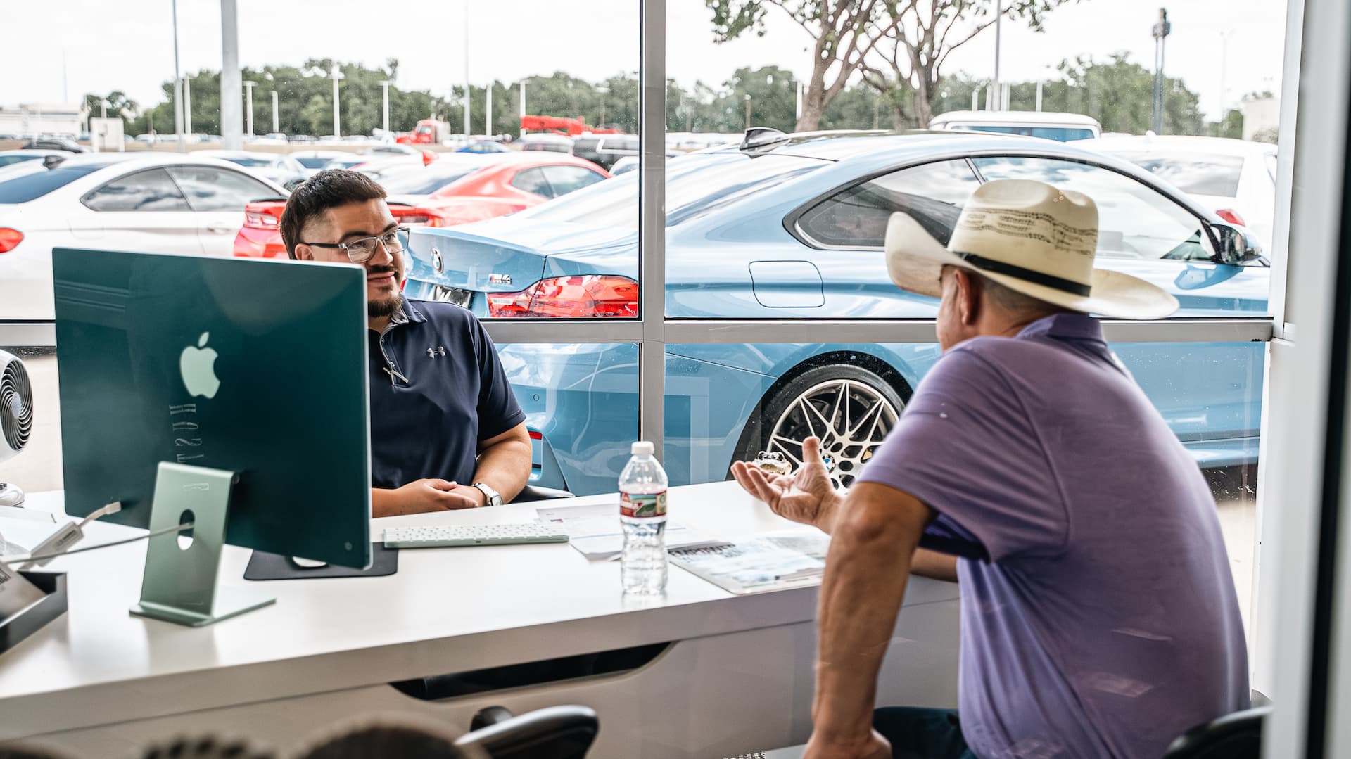 Car dealership consultation